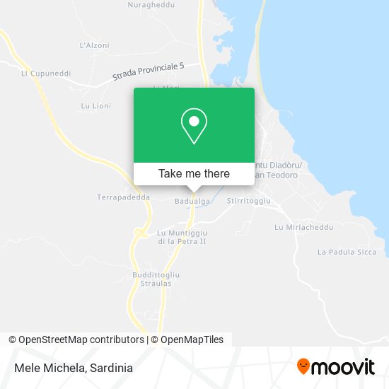 Mele Michela map