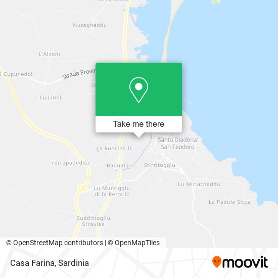 Casa Farina map