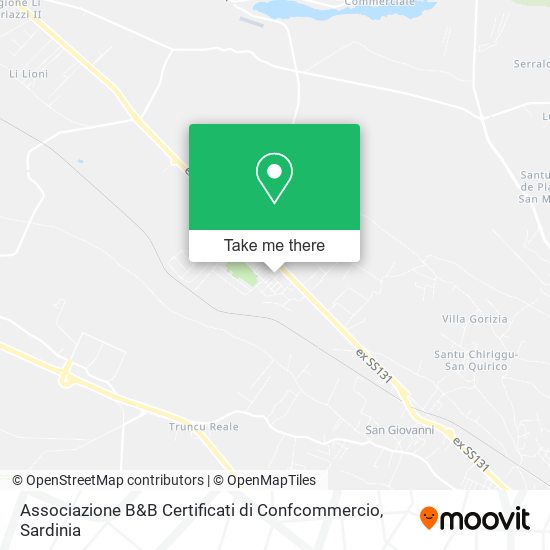 Associazione B&B Certificati di Confcommercio map