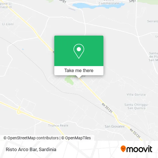 Risto Arco Bar map