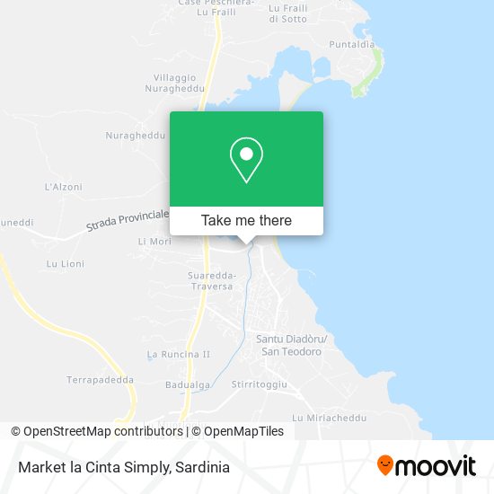 Market la Cinta Simply map