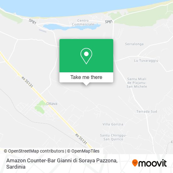 Amazon Counter-Bar Gianni di Soraya Pazzona map