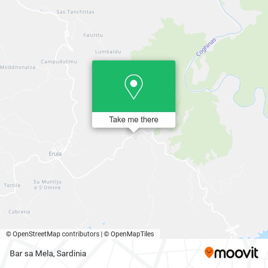 Bar sa Mela map