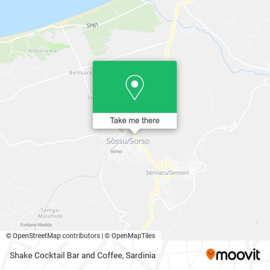 Shake Cocktail Bar and Coffee map