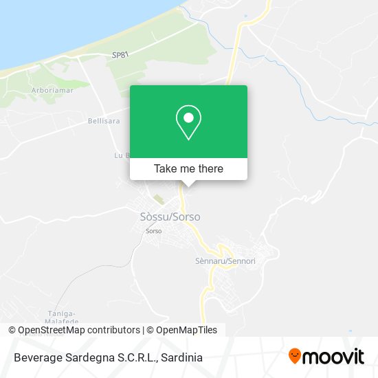 Beverage Sardegna S.C.R.L. map