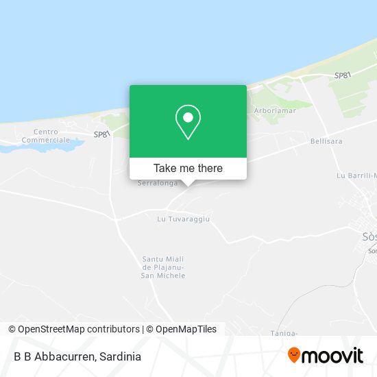 B B Abbacurren map
