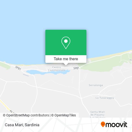 Casa Mari map