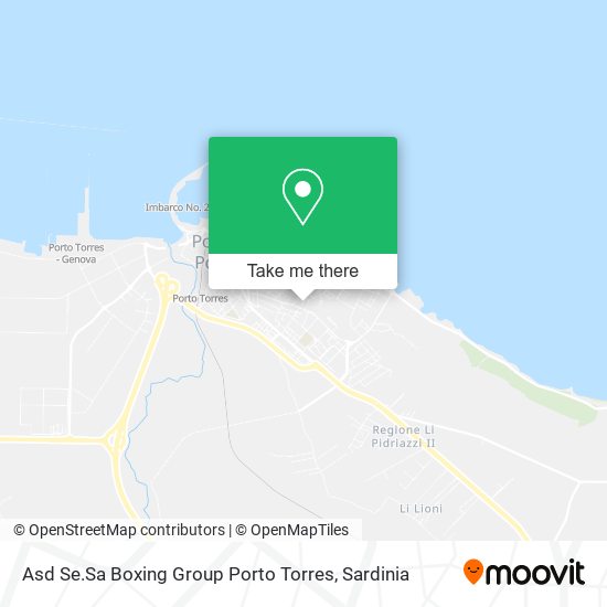 Asd Se.Sa Boxing Group Porto Torres map