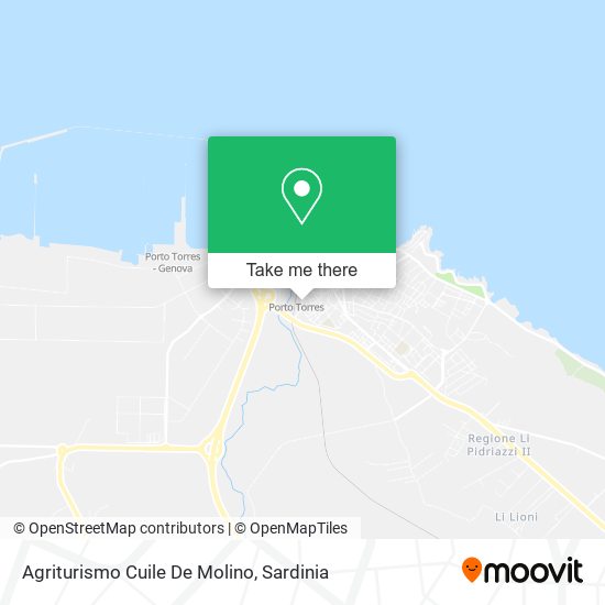 Agriturismo Cuile De Molino map