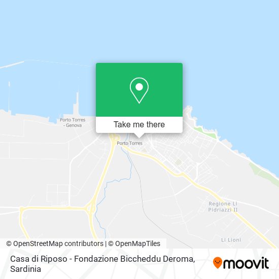 Casa di Riposo - Fondazione Biccheddu Deroma map