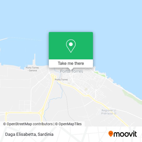 Daga Elisabetta map
