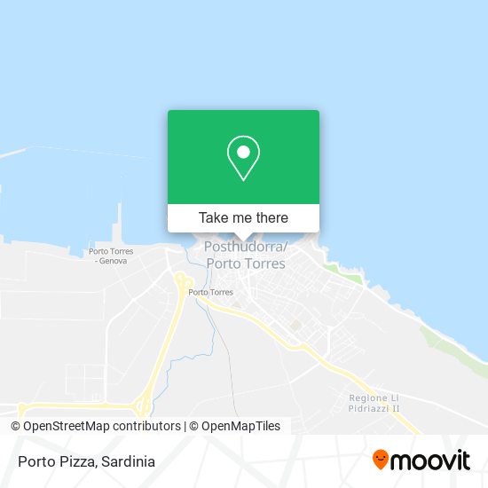 Porto Pizza map