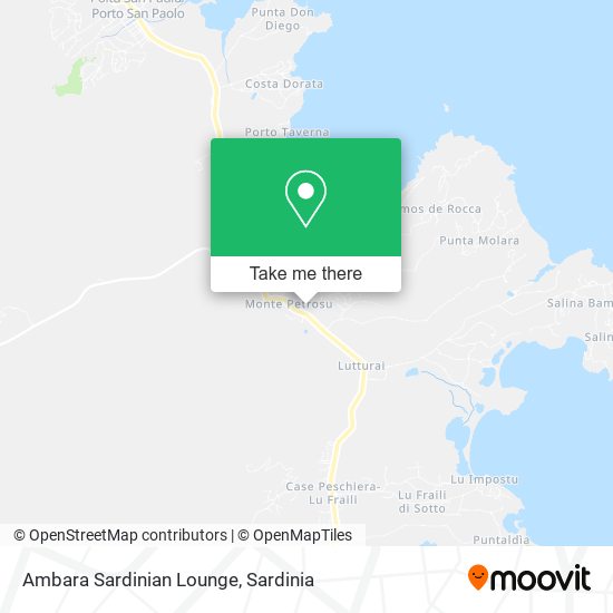 Ambara Sardinian Lounge map