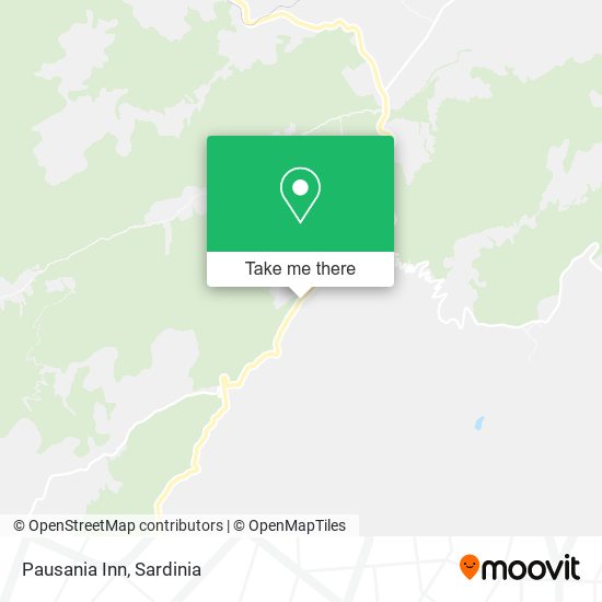 Pausania Inn map