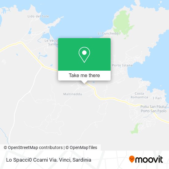 Lo Spacci0 Ccarni Via. Vinci map
