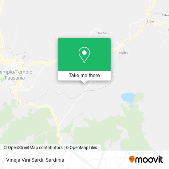 Vineja Vini Sardi map
