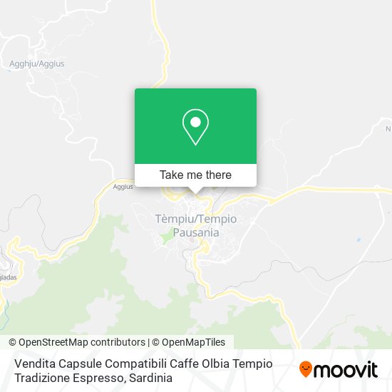Vendita Capsule Compatibili Caffe Olbia Tempio Tradizione Espresso map