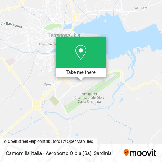 Camomilla Italia - Aeroporto Olbia (Ss) map