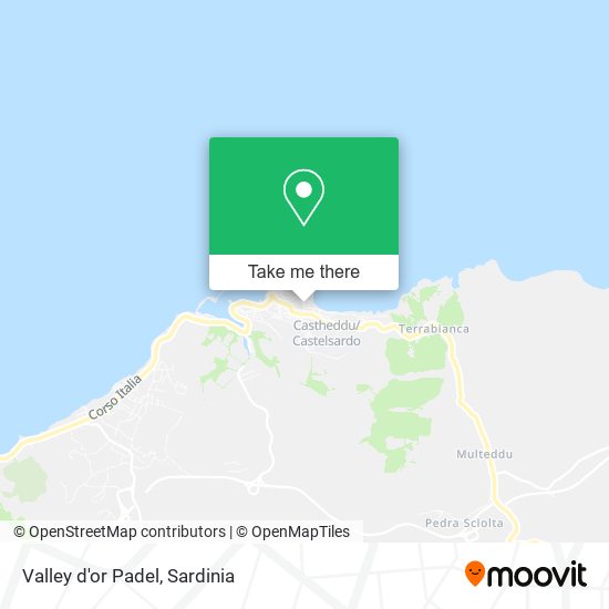 Valley d'or Padel map