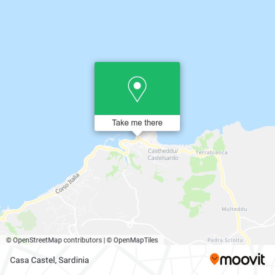 Casa Castel map