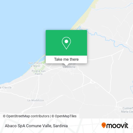 Abaco SpA Comune Valle map