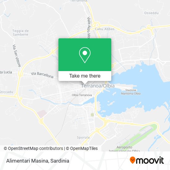 Alimentari Masina map
