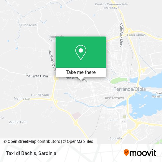 Taxi di Bachis map