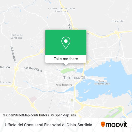 Ufficio dei Consulenti Finanziari di Olbia map