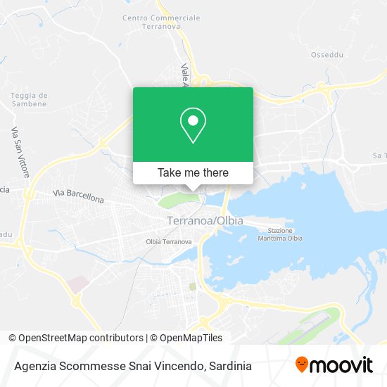 Agenzia Scommesse Snai Vincendo map