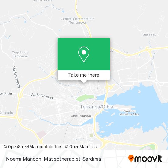 Noemi Manconi Massotherapist map