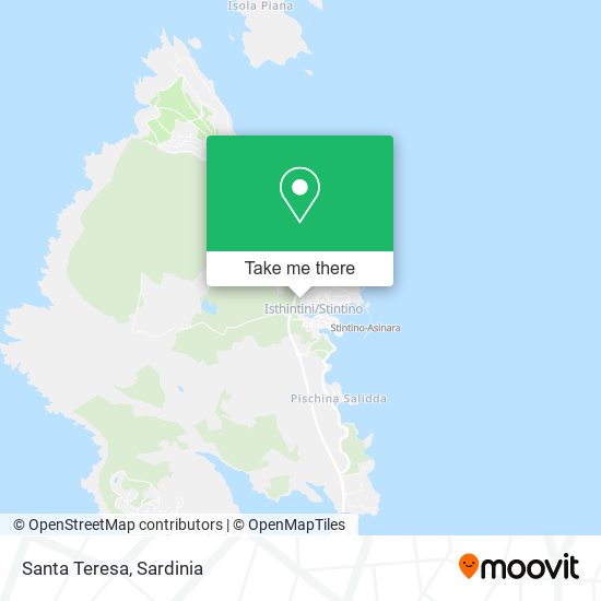 Santa Teresa map