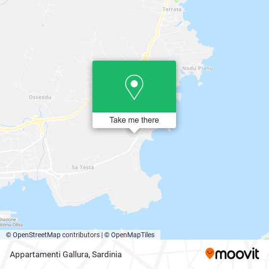 Appartamenti Gallura map