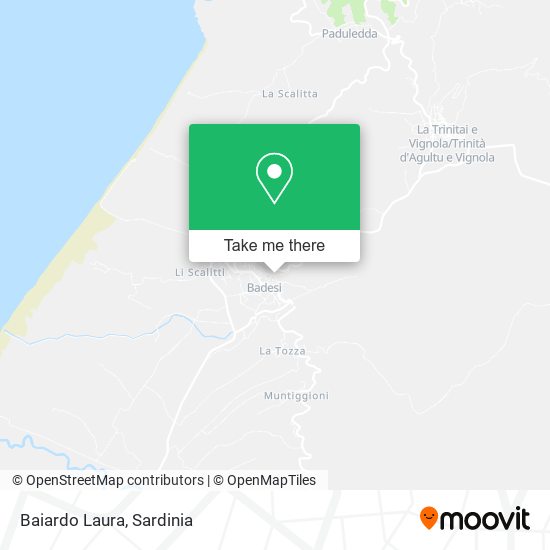Baiardo Laura map