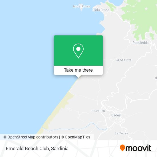 Emerald Beach Club map