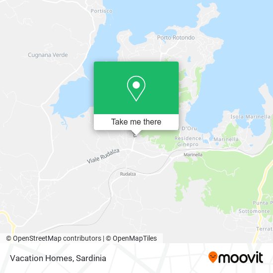 Vacation Homes map