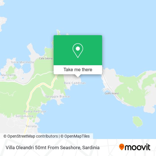 Villa Oleandri 50mt From Seashore map