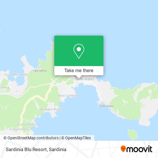 Sardinia Blu Resort map