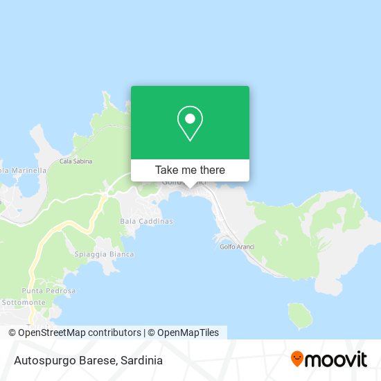 Autospurgo Barese map
