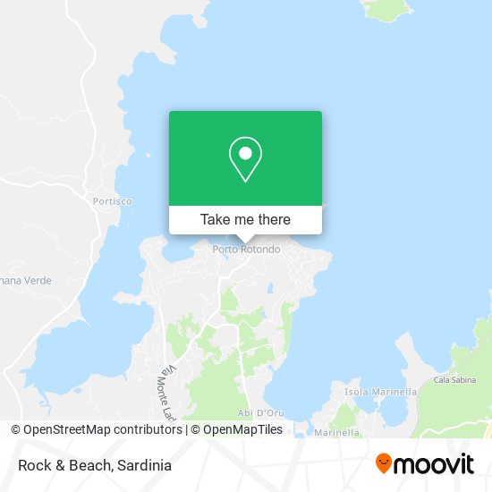 Rock & Beach map