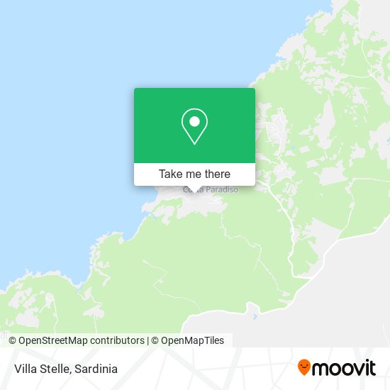 Villa Stelle map