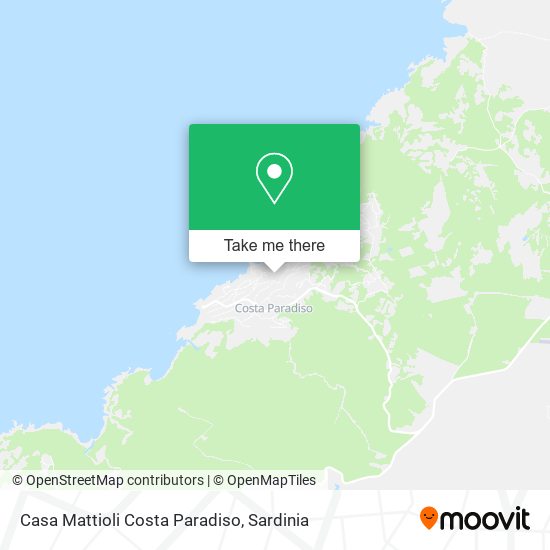 Casa Mattioli Costa Paradiso map