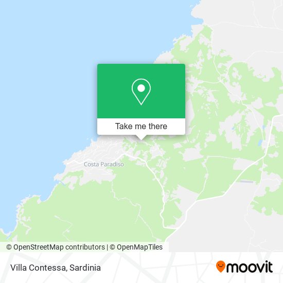 Villa Contessa map