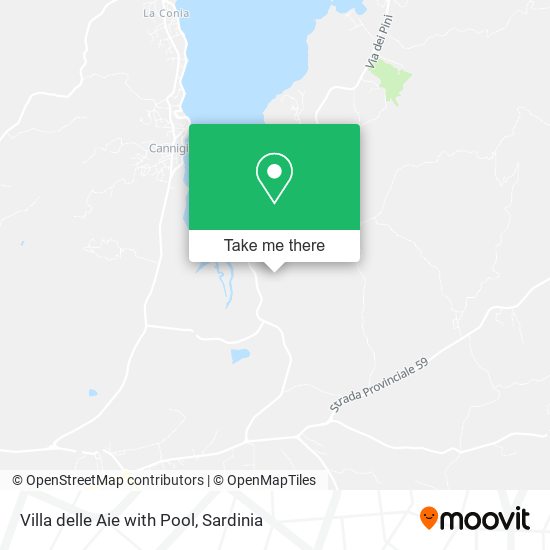 Villa delle Aie with Pool map