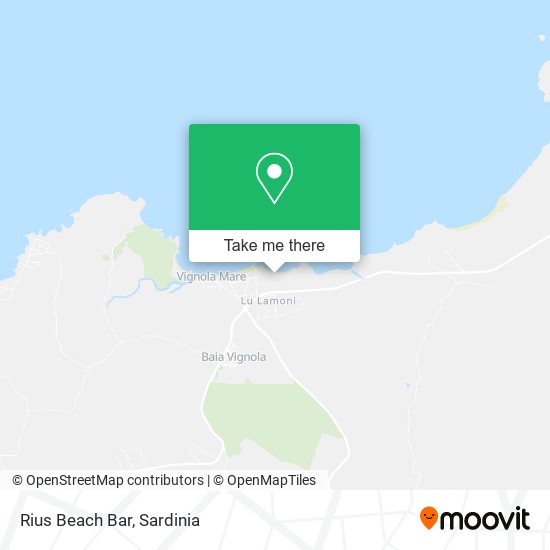 Rius Beach Bar map