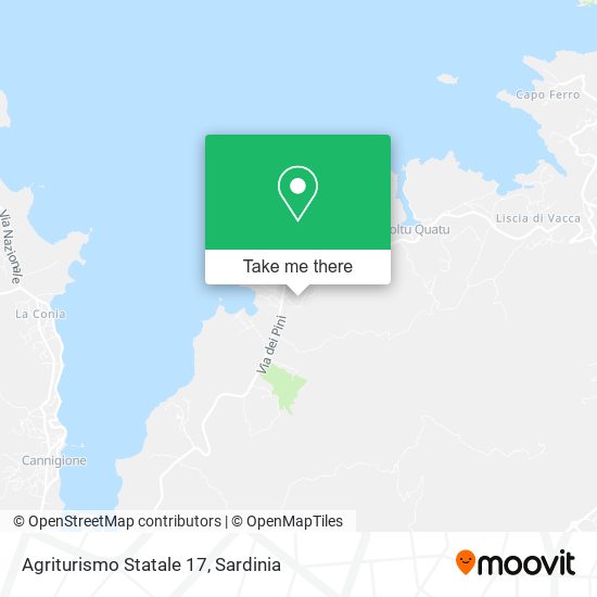 Agriturismo Statale 17 map