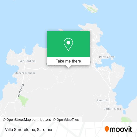 Villa Smeraldina map