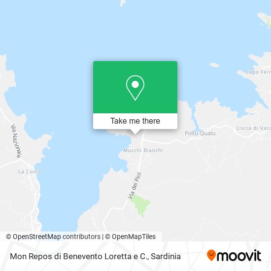 Mon Repos di Benevento Loretta e C. map