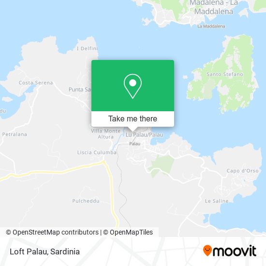 Loft Palau map