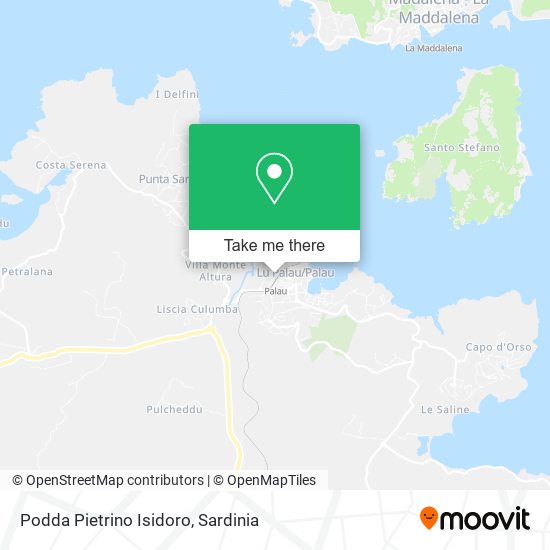 Podda Pietrino Isidoro map
