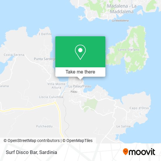 Surf Disco Bar map